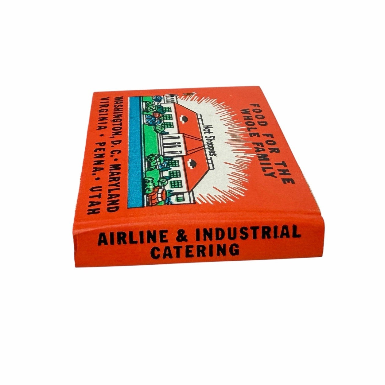Vintage 1950’s HOT SHOPPES Drive-In Restaurants Advertising Matchbook Unstruck