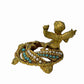 Mirella Gold Cherub Jeweled Faux Pearl Turquoise Ring Stand BASE ONLY
