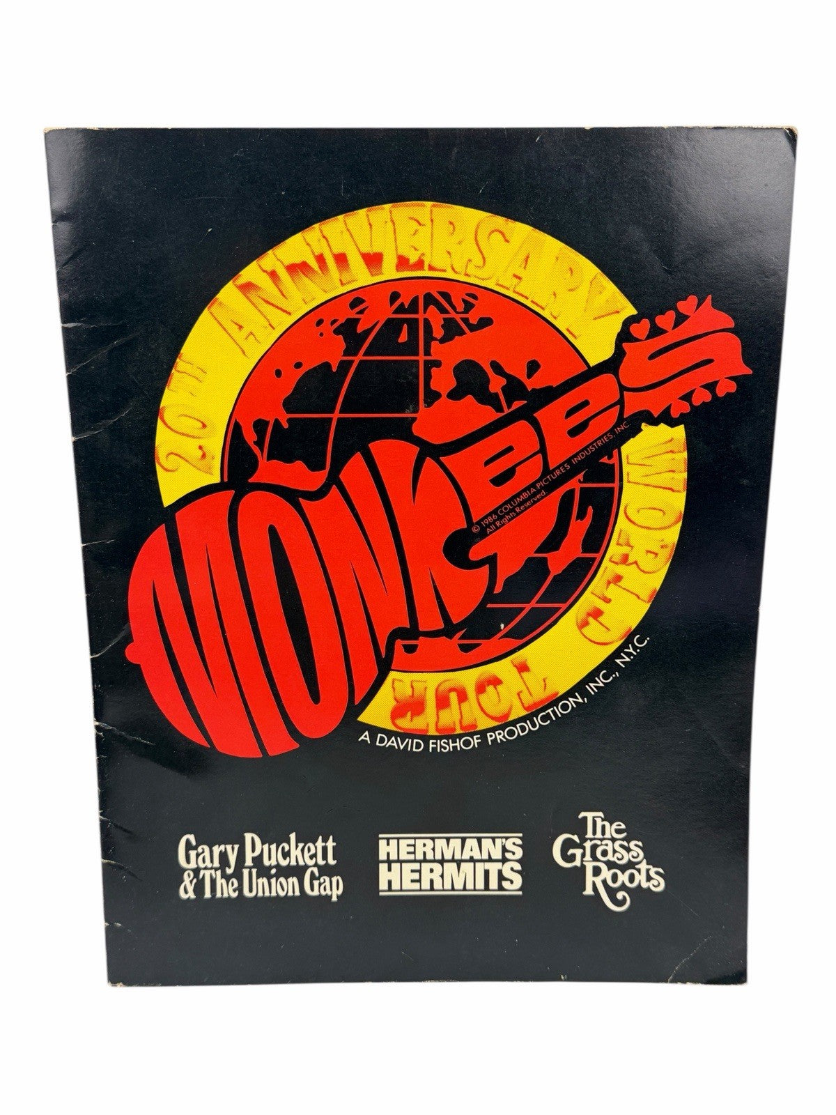 Vintage 1986 THE MONKEES 20th Anniversary World Tour PROGRAM BOOK
