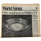 PHILLIES 1980 WORLD SERIES CHAMPIONS Philadelphia Inquirer Newspaper Collection
