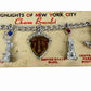 Vintage 1950’s NEW YORK CITY NYC Souvenir Charm Bracelet w/ Original Card ENCO