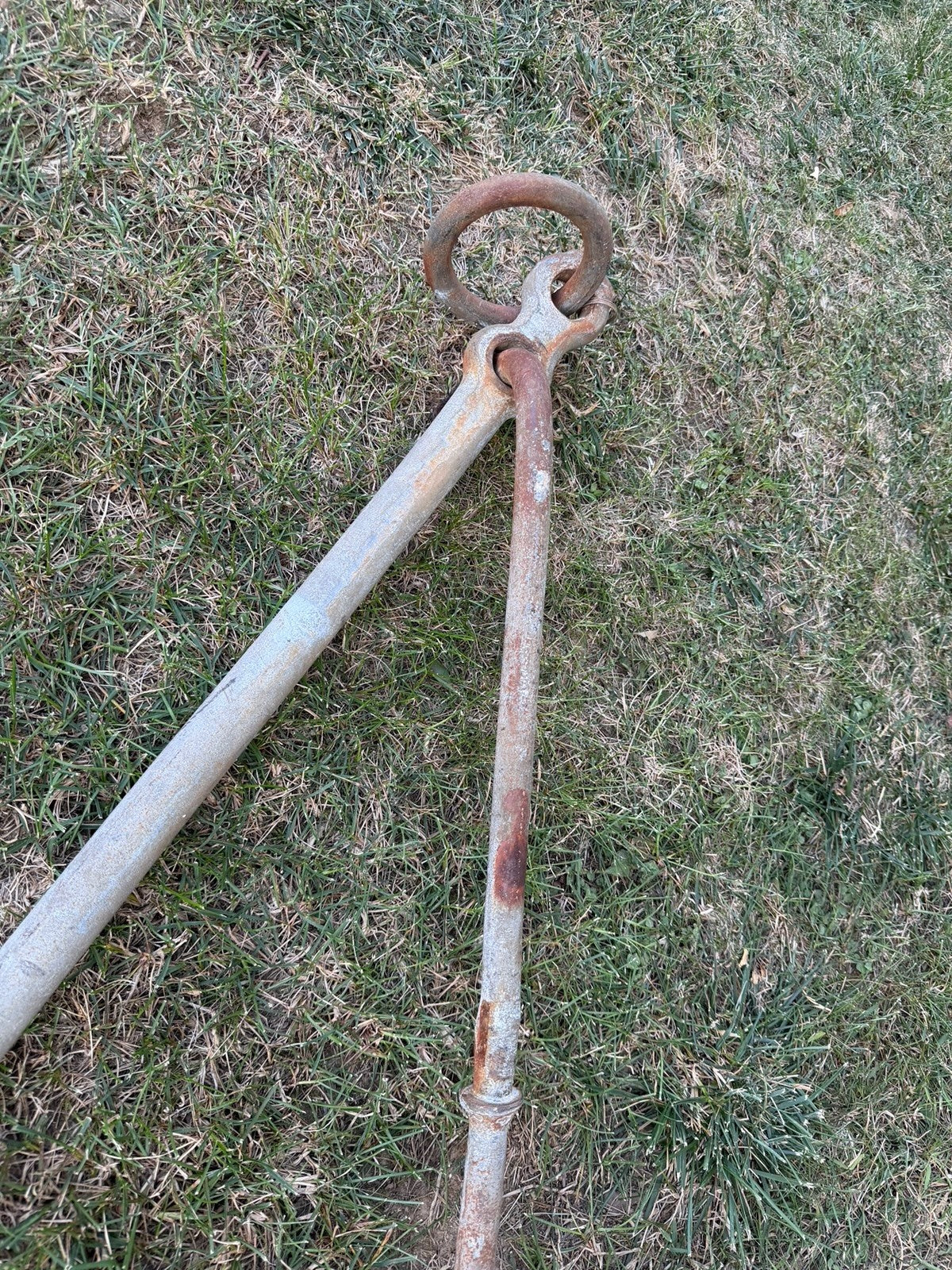 Antique 20lb Admiralty Yacht Anchor w/ Folding Stock & Key Fisherman Nautical