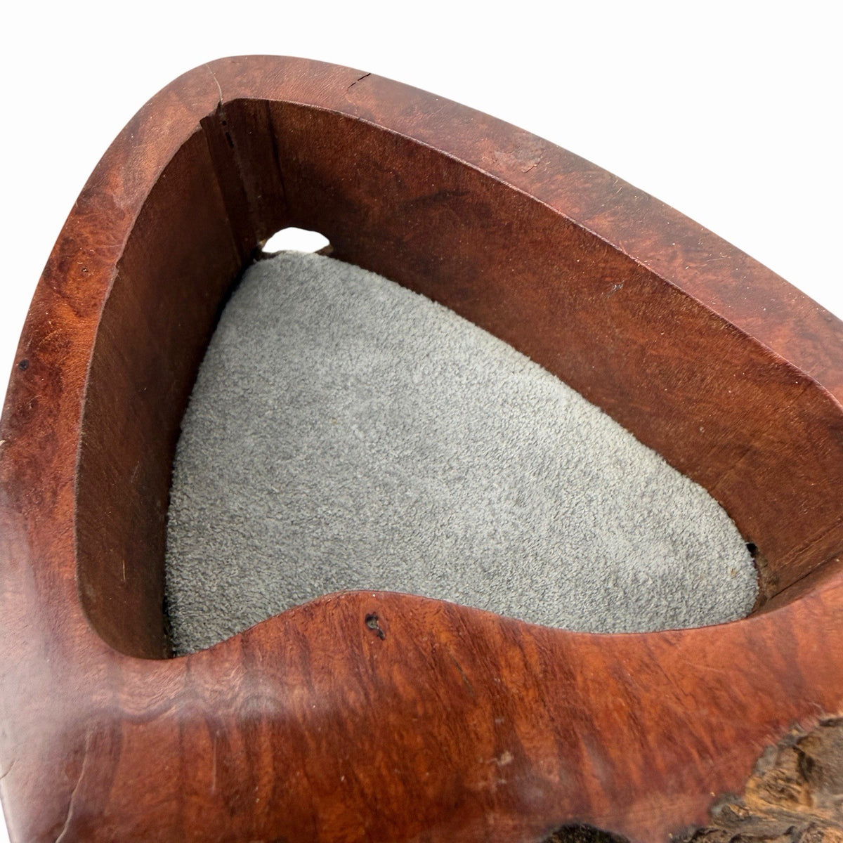 Vintage 1989 Jeffrey Seaton MOUNTAIN LILAC BURL Sculptural Live Edge Wood Box