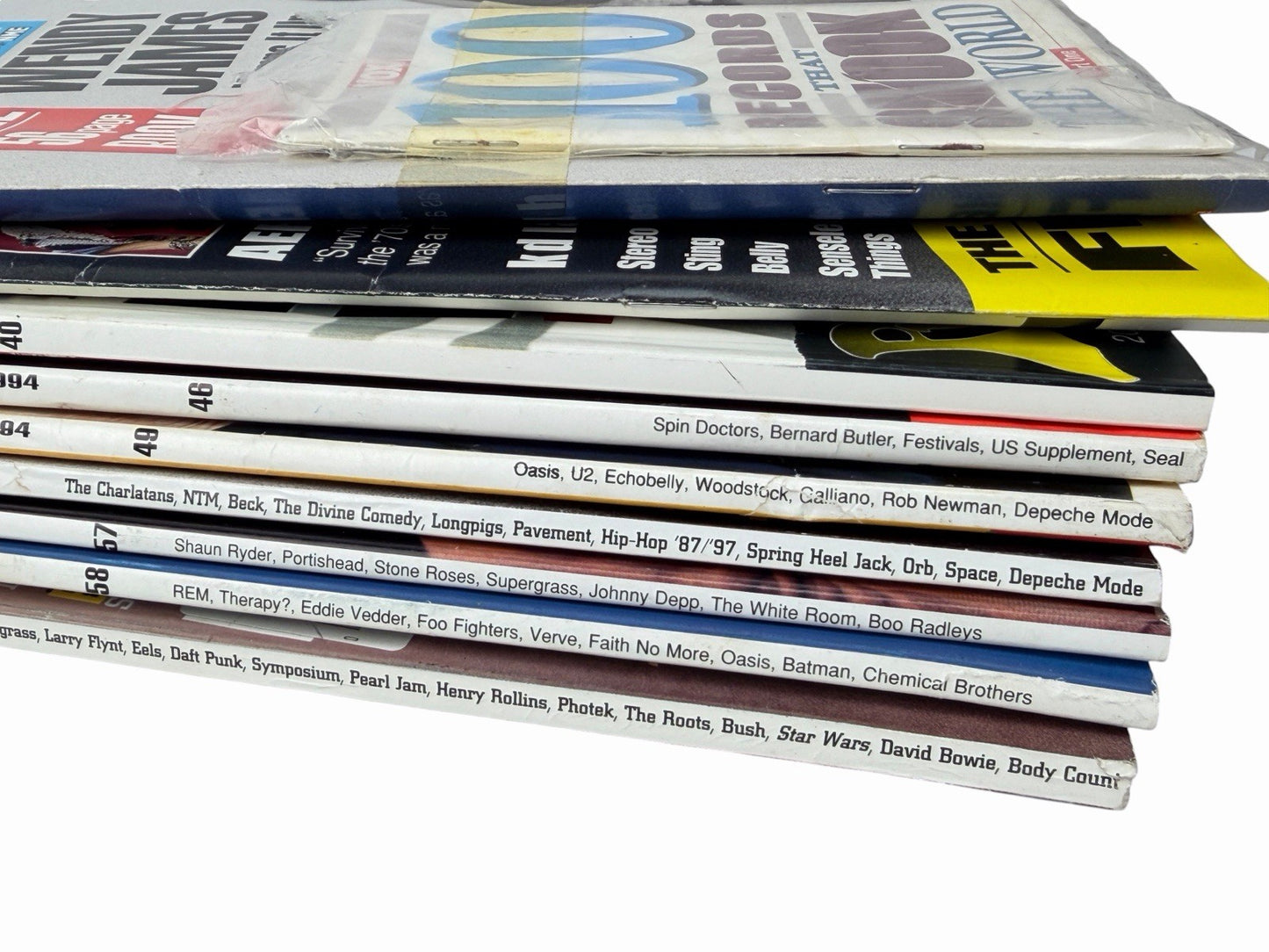 Lot of 9 VOX Magazine 1991-1997 Music Oasis Bjork REM Queen Blur Beck U2 Britpop