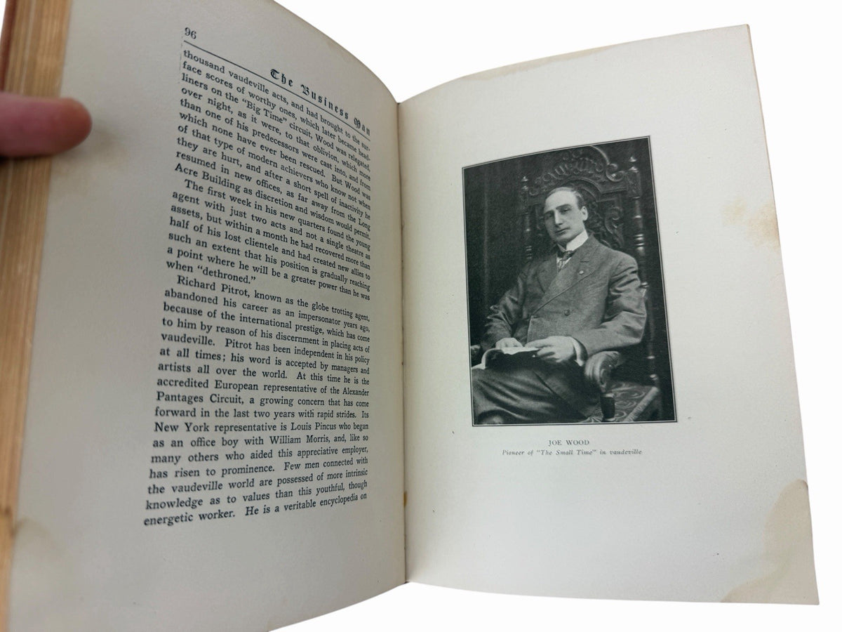 1910 ROBERT GRAU The Business Man in the Amusement World BROADWAY Theater HC