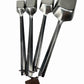 Vintage 1950’s EKCO Flint Stainless Steel Long Handle Shovel Measuring Spoons