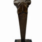 Vintage Hollywood Regency Neoclassical Caryatid Lady Brass Marble Table Lamp 32”