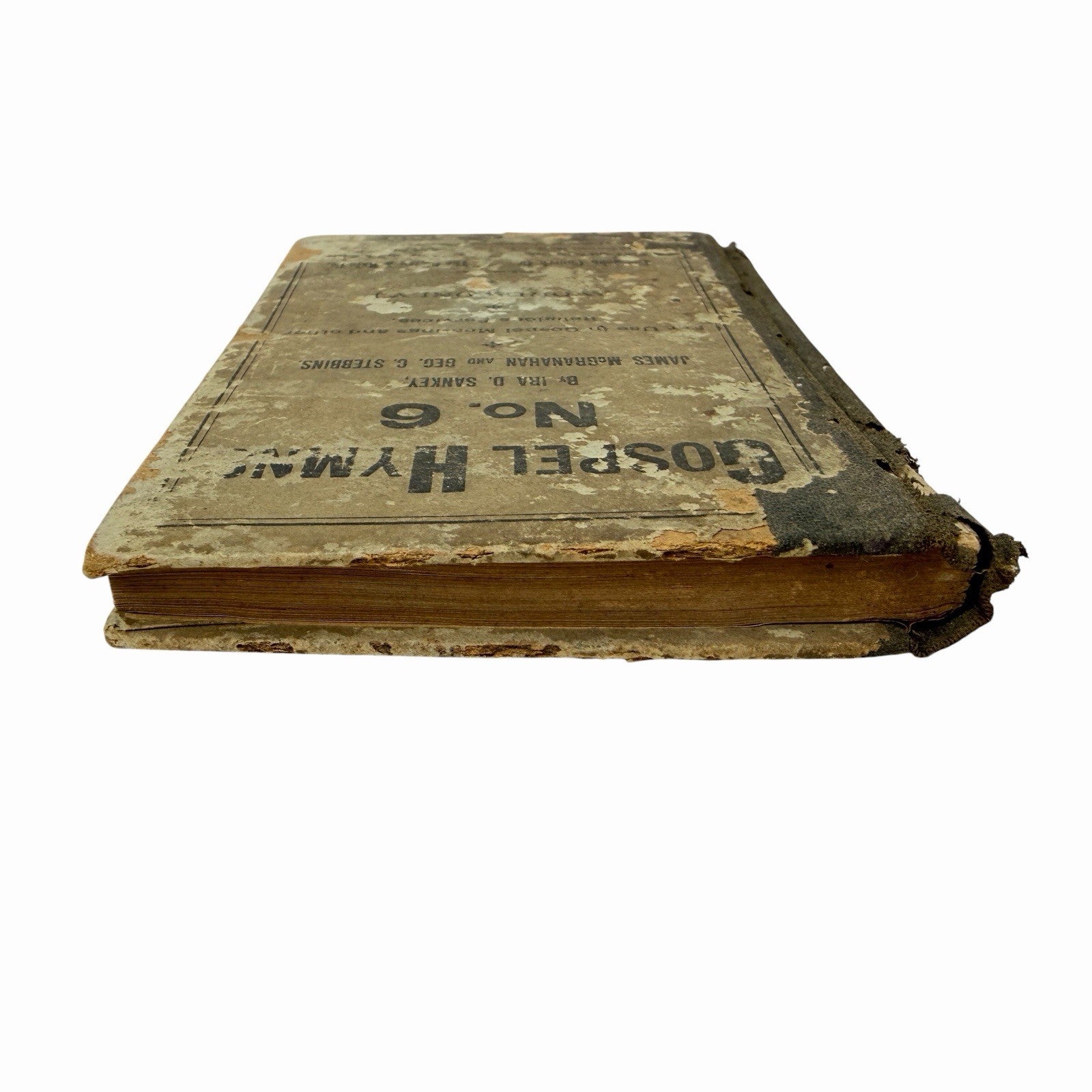 1891 Gospel Hymns No. 6 (Words Only) by Ira Sankey Biglow & Main / John Church