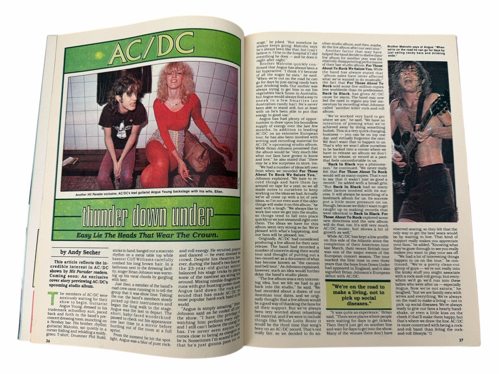 HIT PARADER Magazine April 1983 TOM PETTY Scorpions AC/DC Def Leppard DEVO