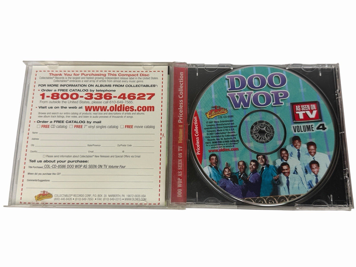 Lot Of 4 Doo Wop CD’s Five Stairsteps CADILLACS SPEEDOO As Seen On TV Vol 2 & 4