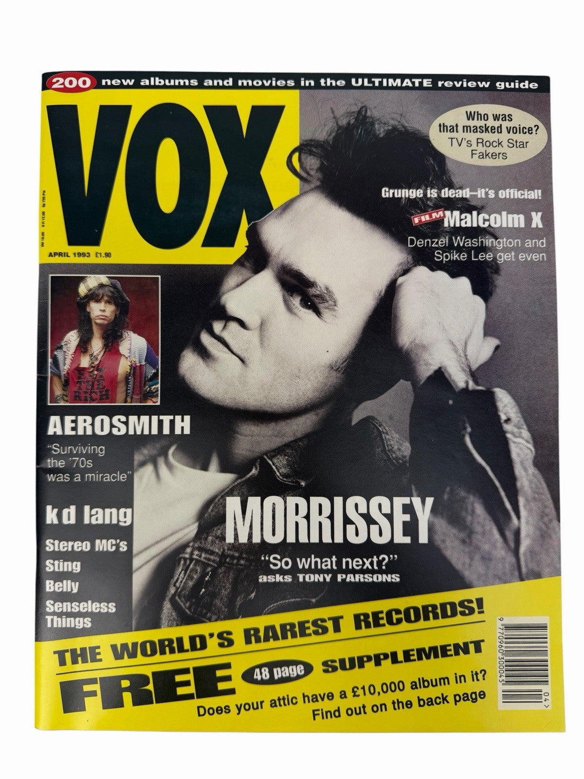 Lot of 9 VOX Magazine 1991-1997 Music Oasis Bjork REM Queen Blur Beck U2 Britpop
