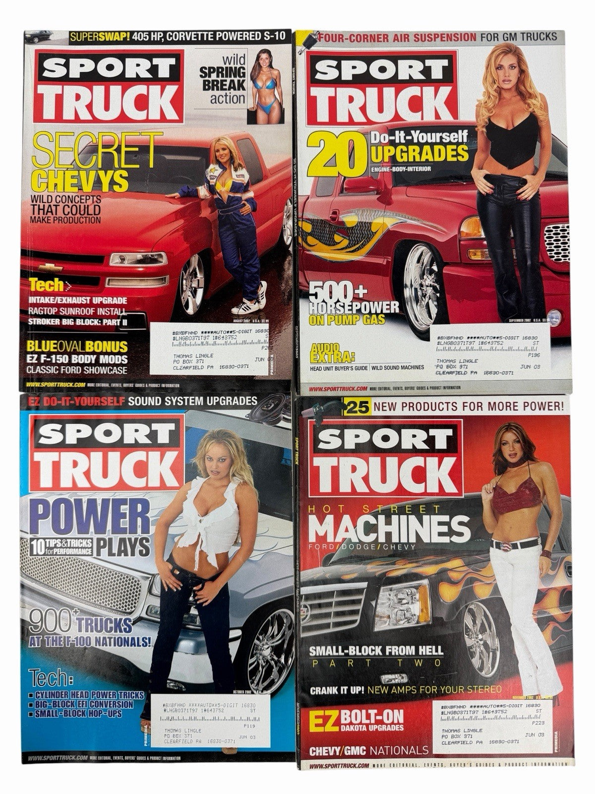 SPORT TRUCK Magazine 2000-2009 LOT OF 50 Vintage Issues