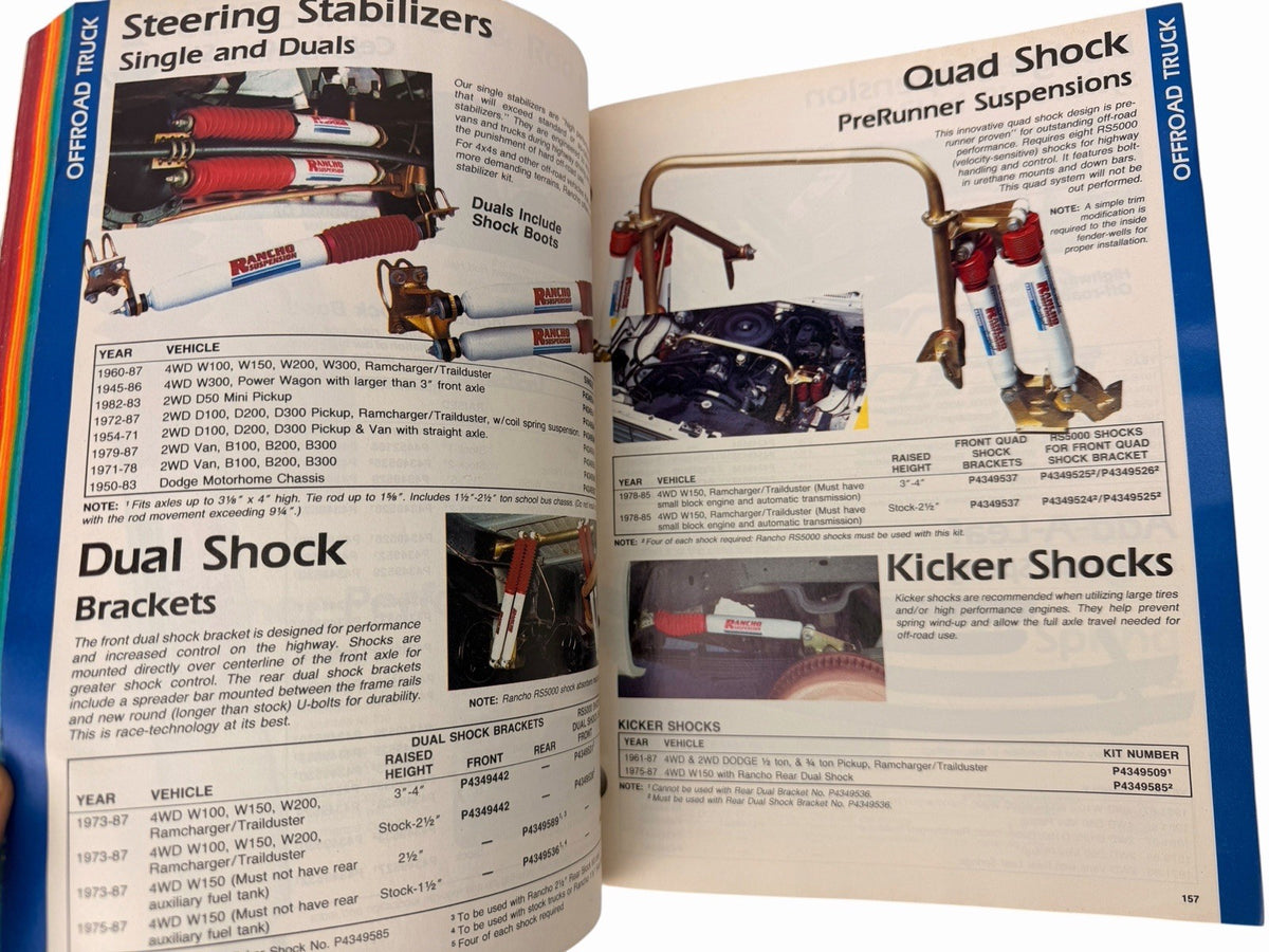 1988 Direct Connection Mopar Performance Parts Catalog 'Cuda Challenger Charger