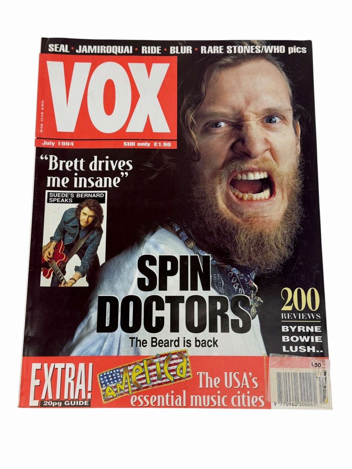 Lot of 9 VOX Magazine 1991-1997 Music Oasis Bjork REM Queen Blur Beck U2 Britpop