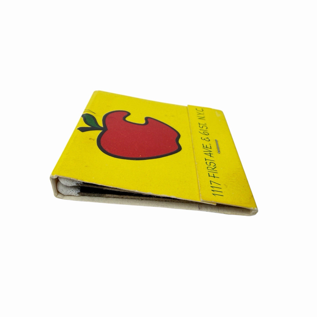 ADAM’S APPLE Vintage Full Matchbook New York City Club 1117 First Ave 61 St NYC