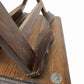 Vintage Spanish Carved Wood Tabletop Missal Book Music Stand Lectern Molded Base