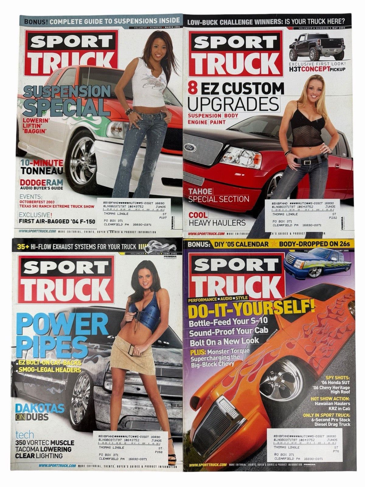 SPORT TRUCK Magazine 2000-2009 LOT OF 50 Vintage Issues