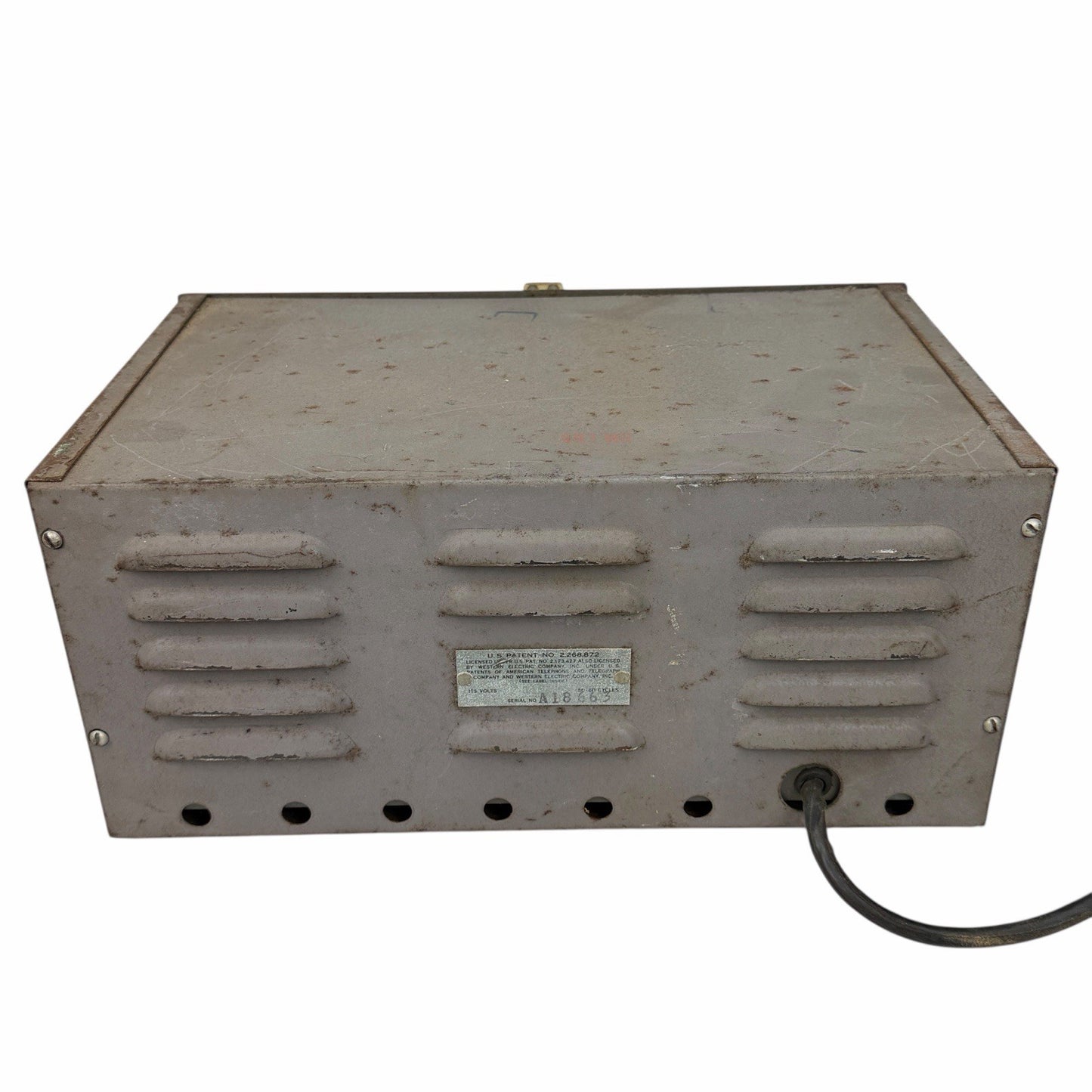 HP Hewlett Packard Audio Oscillator 200B - Vintage WWII Unit No Power AS IS