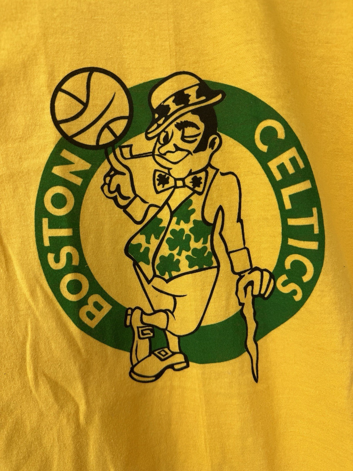 Vintage 1970’s Boston Celtics T-SHIRT Rare Original Medium NBA Basketball