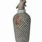 Antique c1910 AERATORS LTD. Sparklet B Wire Mesh Glass Siphon Seltzer Bottle