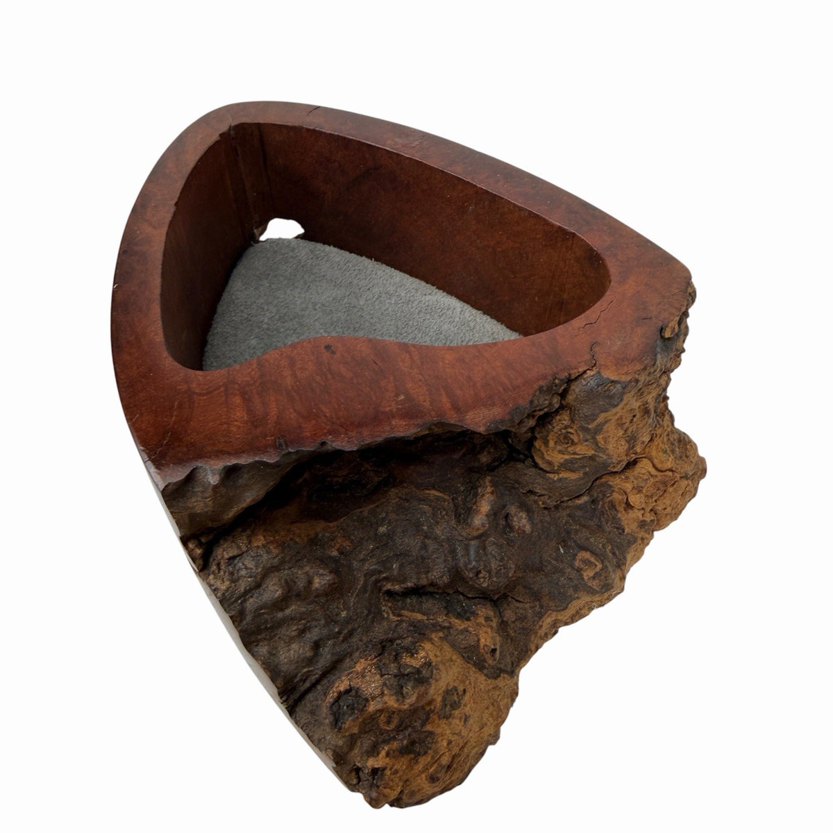 Vintage 1989 Jeffrey Seaton MOUNTAIN LILAC BURL Sculptural Live Edge Wood Box