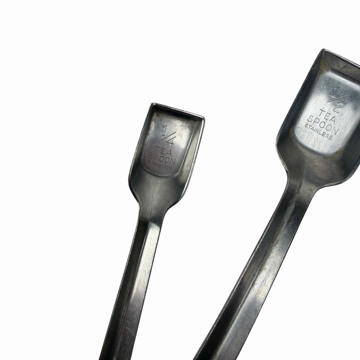 Vintage 1950’s EKCO Flint Stainless Steel Long Handle Shovel Measuring Spoons