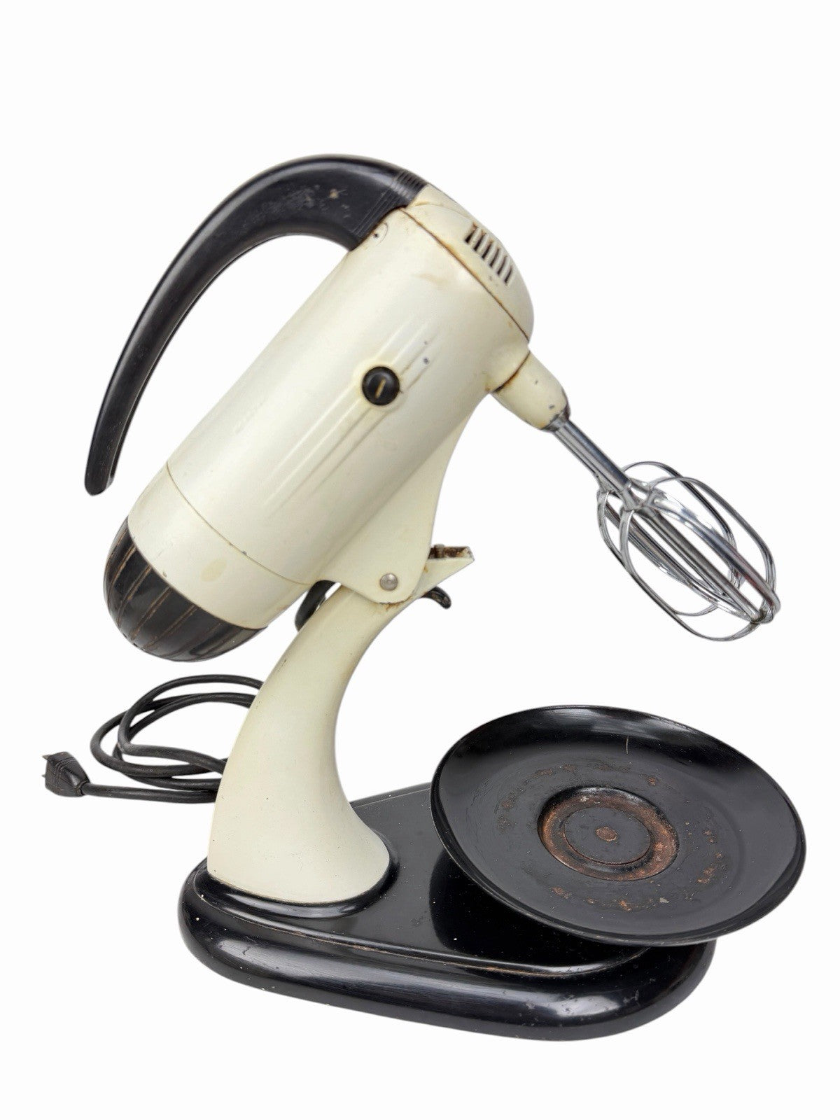 1940’s Sunbeam Mixmaster Model 7B w/ Original Bowls & Beaters - Works Great WWII