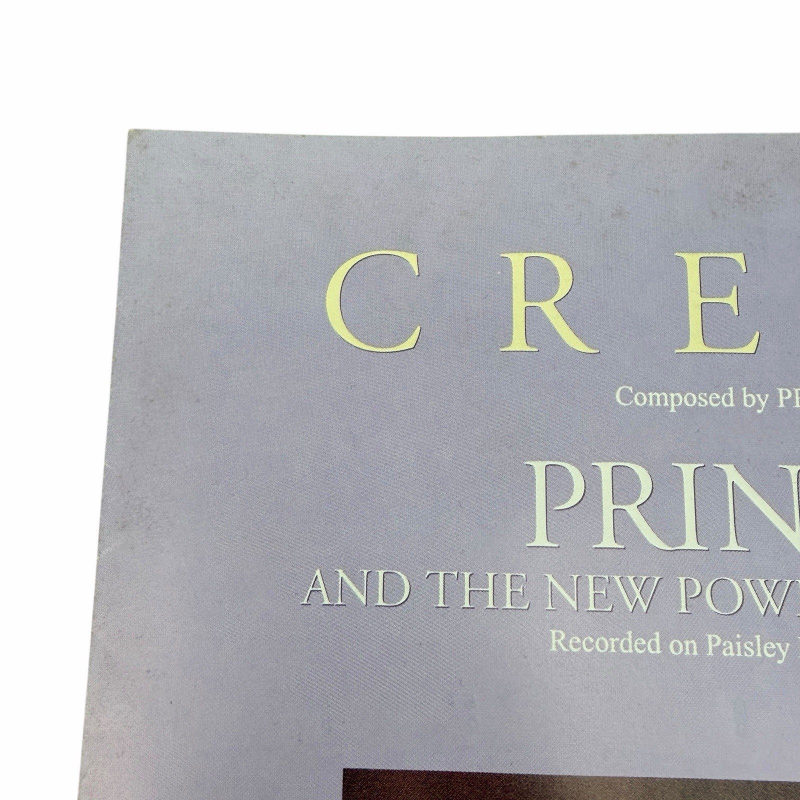 Vintage PRINCE Cream 1991 Sheet Music RARE Diamonds And Pearls