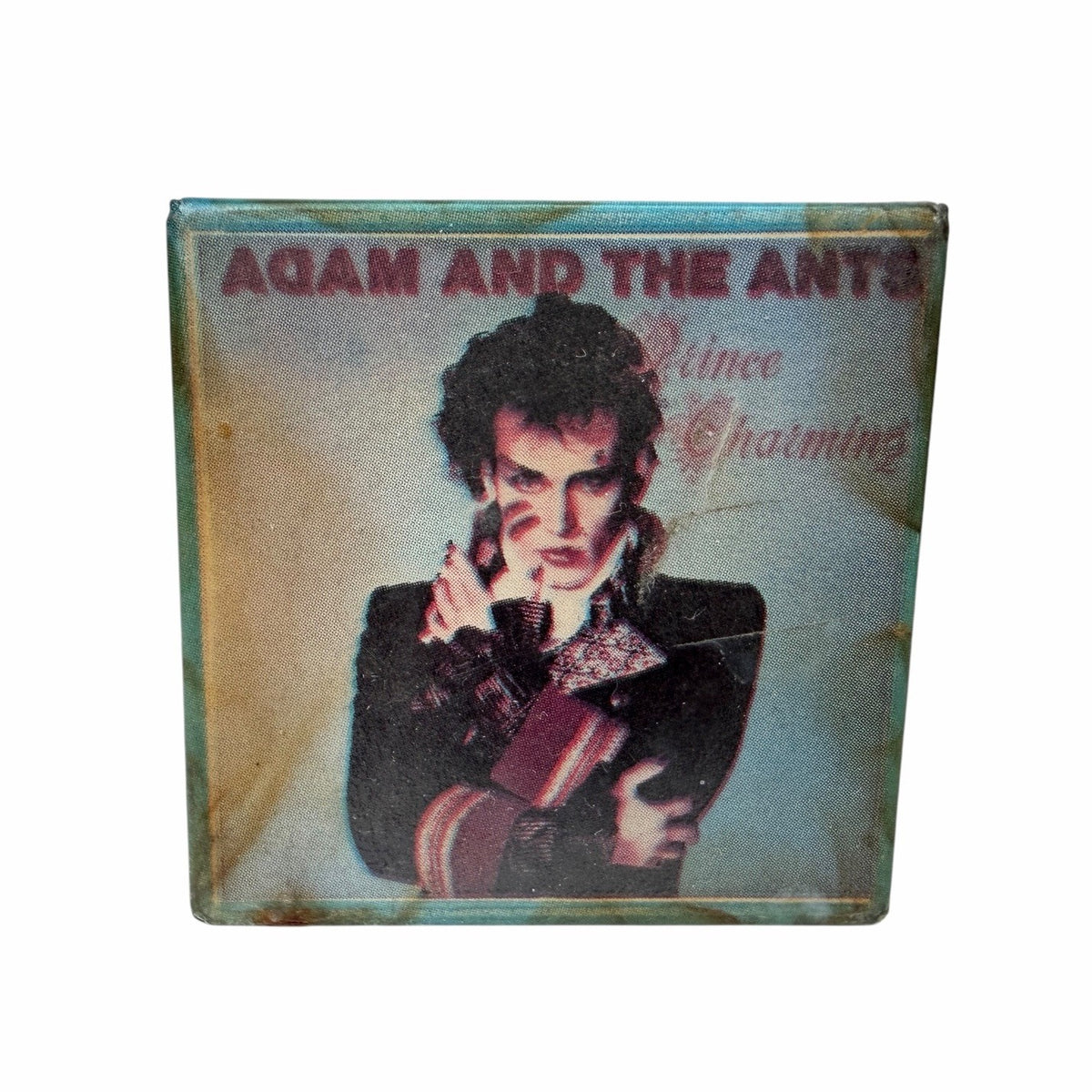 Vintage 1981 ADAM AND THE ANTS Prince Charming SQUARE PIN Album LP Promo PUNK
