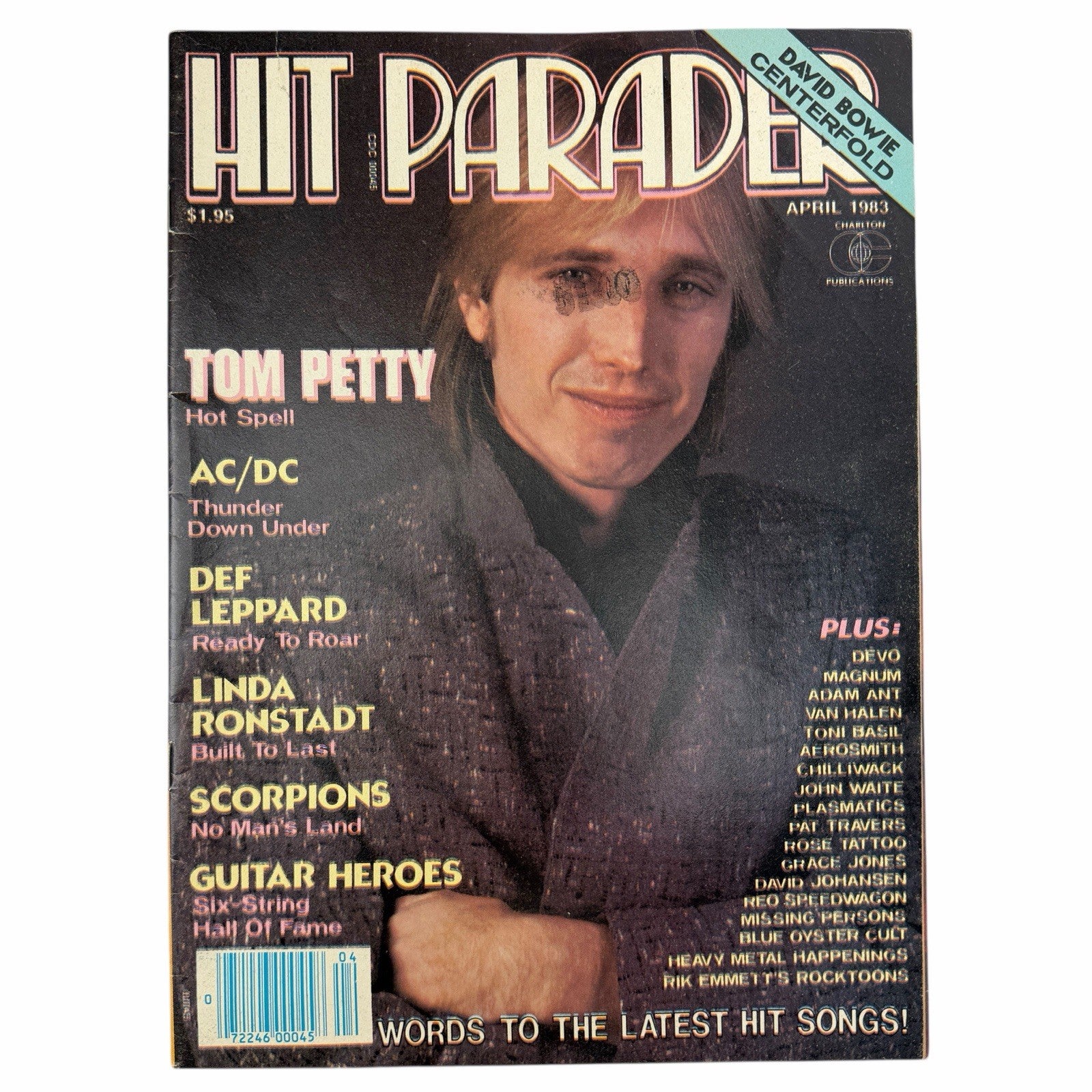 HIT PARADER Magazine April 1983 TOM PETTY Scorpions AC/DC Def Leppard DEVO