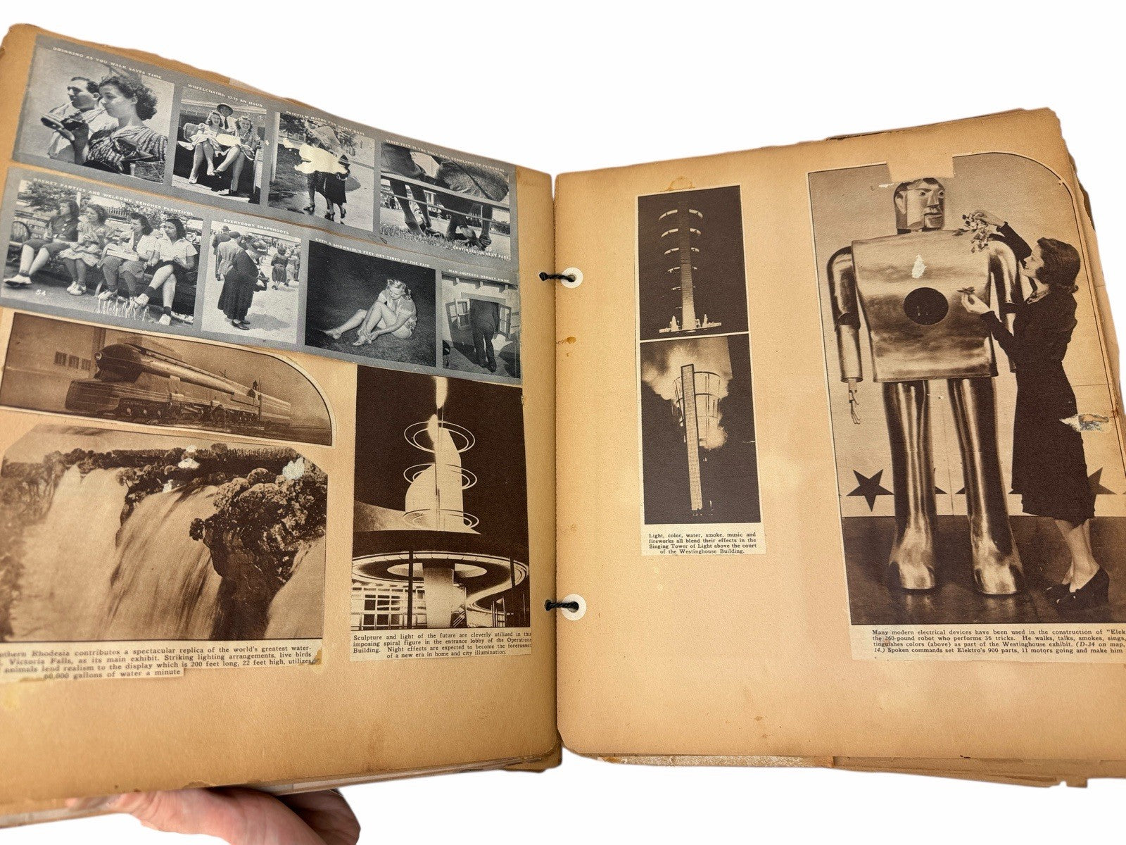Vintage 1939 New York World’s Fair SCRAP BOOK