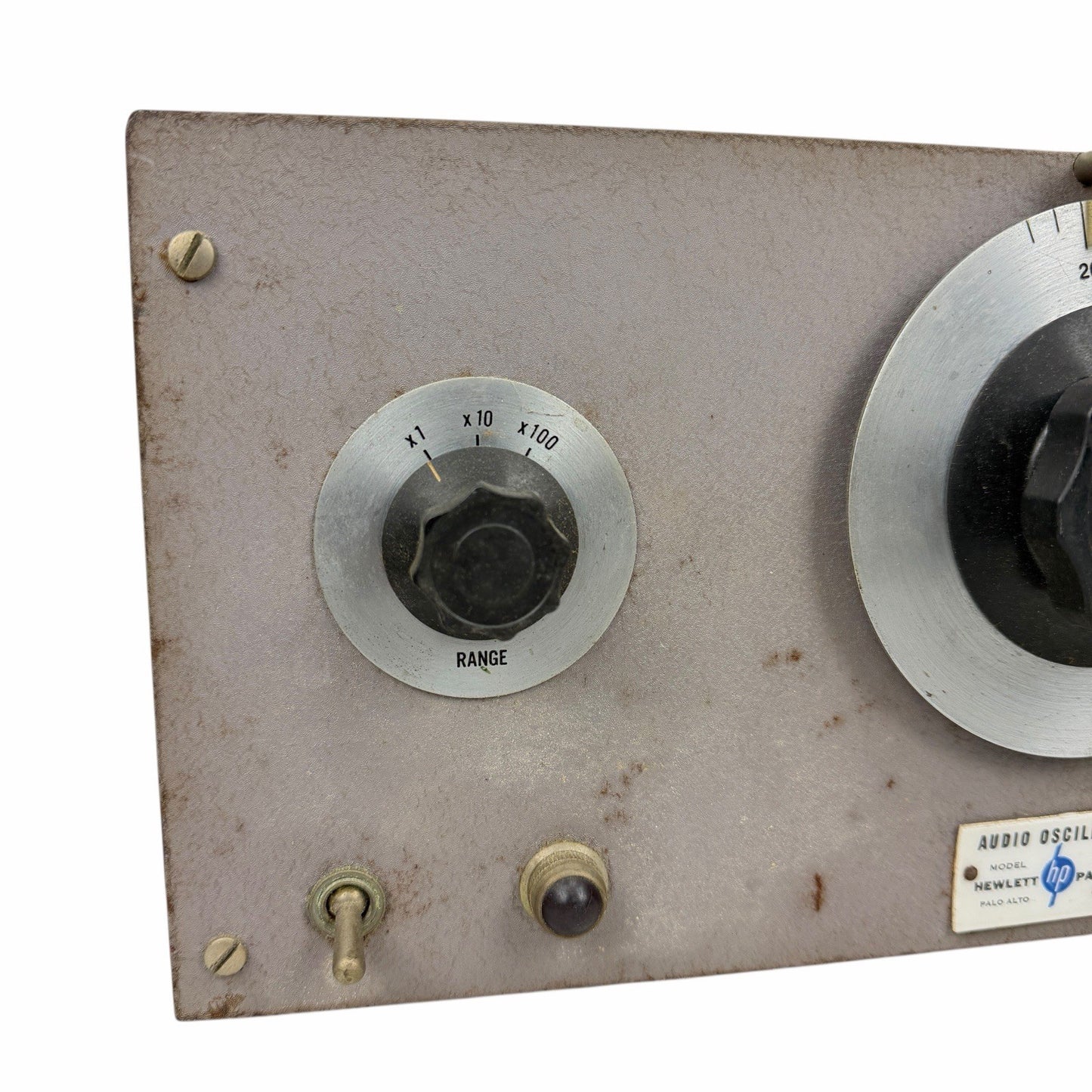 HP Hewlett Packard Audio Oscillator 200B - Vintage WWII Unit No Power AS IS