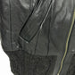 MACKAGE Lambskin Leather & Wool Biker Jacket Lined Coat SIZE SMALL Black