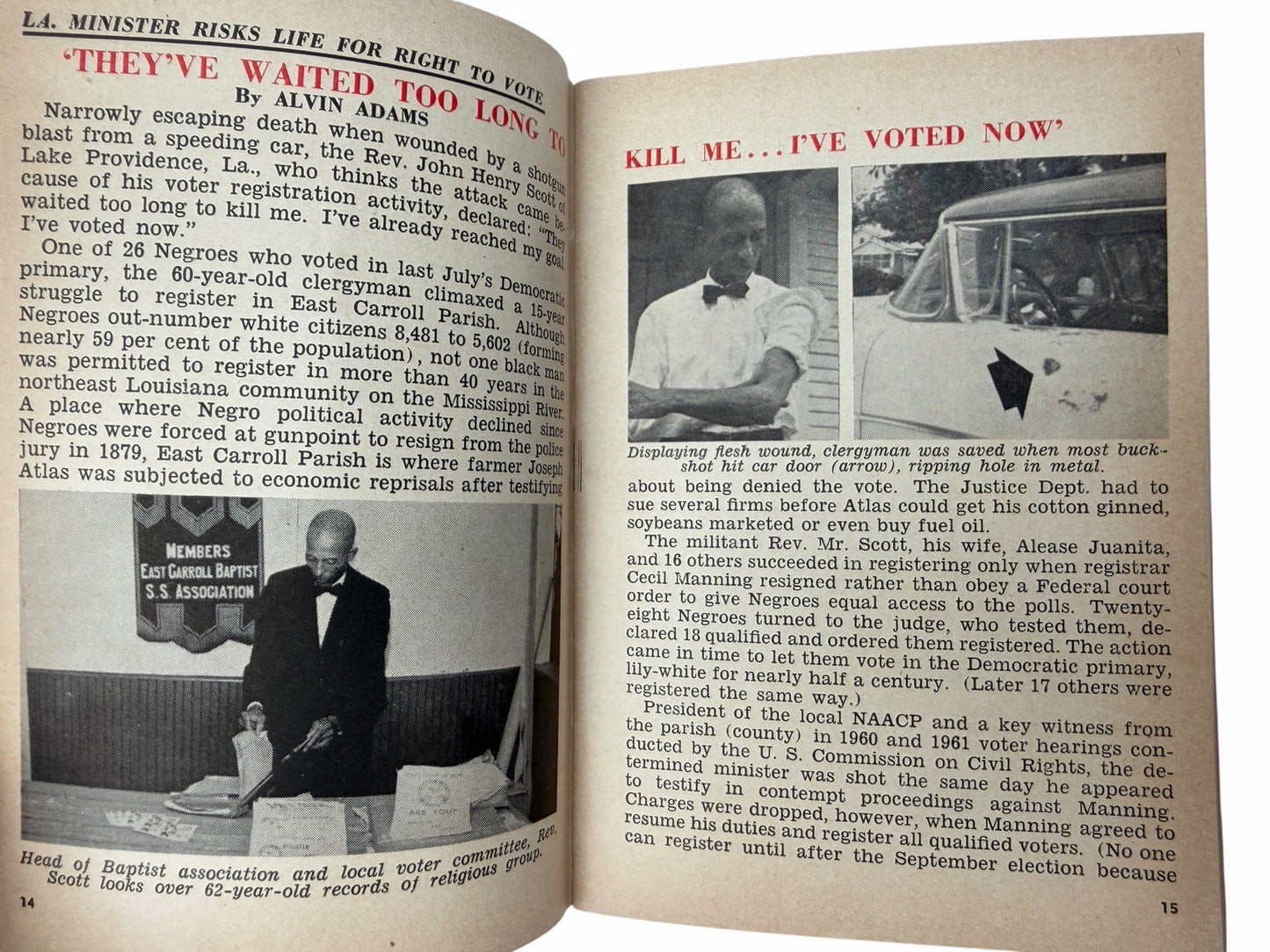 1962 JET Magazine LOT OF 4 Edward Johnson Joyce Bryant Hilda Simms Civil Rights
