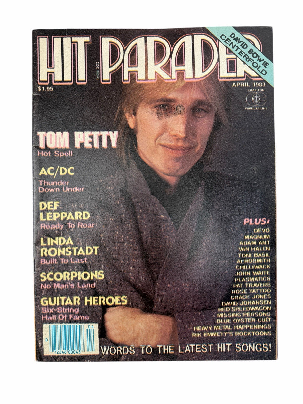 HIT PARADER Magazine April 1983 TOM PETTY Scorpions AC/DC Def Leppard DEVO