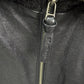 MACKAGE Lambskin Leather & Wool Biker Jacket Lined Coat SIZE SMALL Black