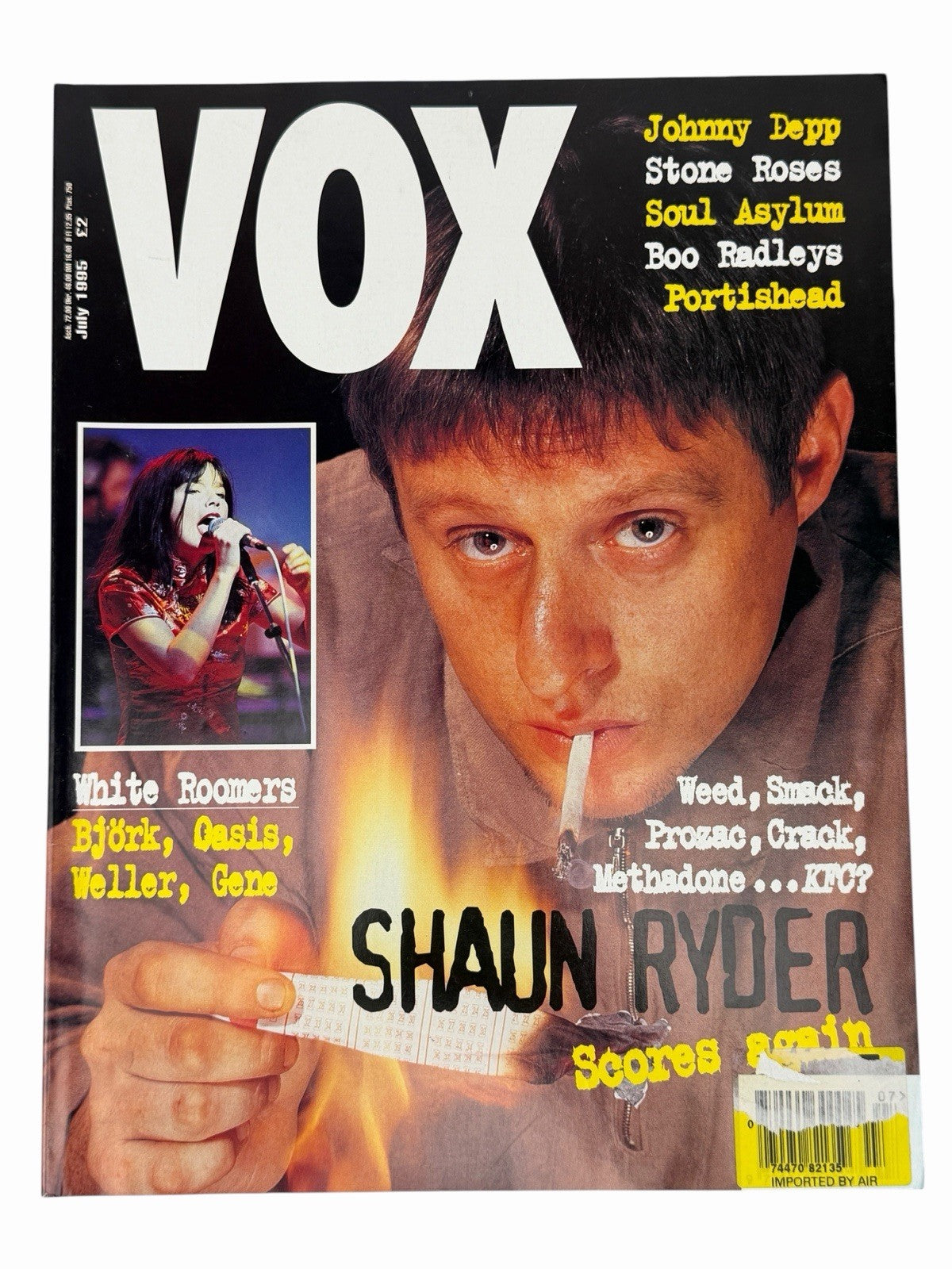 Lot of 9 VOX Magazine 1991-1997 Music Oasis Bjork REM Queen Blur Beck U2 Britpop