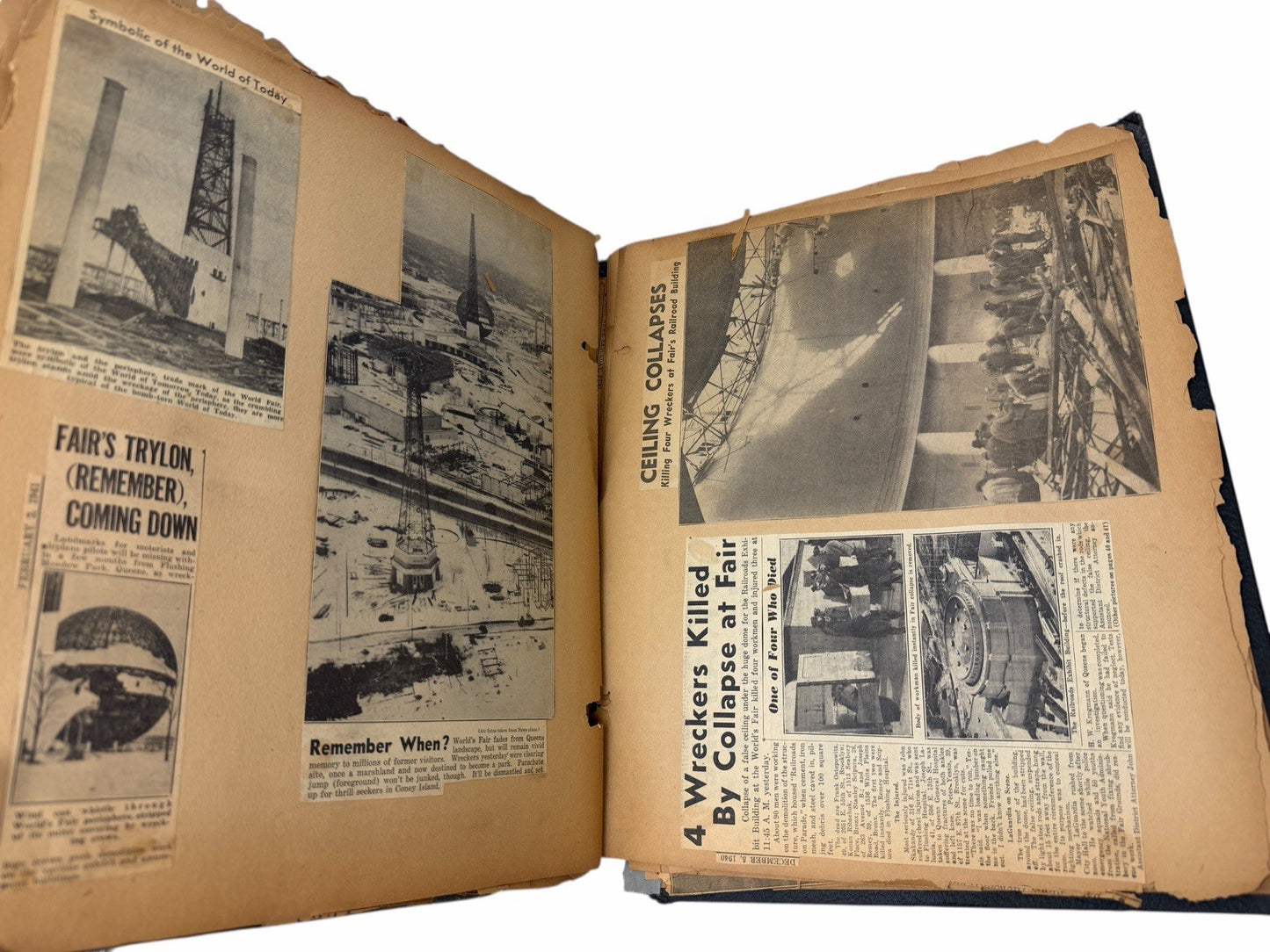 Vintage 1939 New York World’s Fair SCRAP BOOK