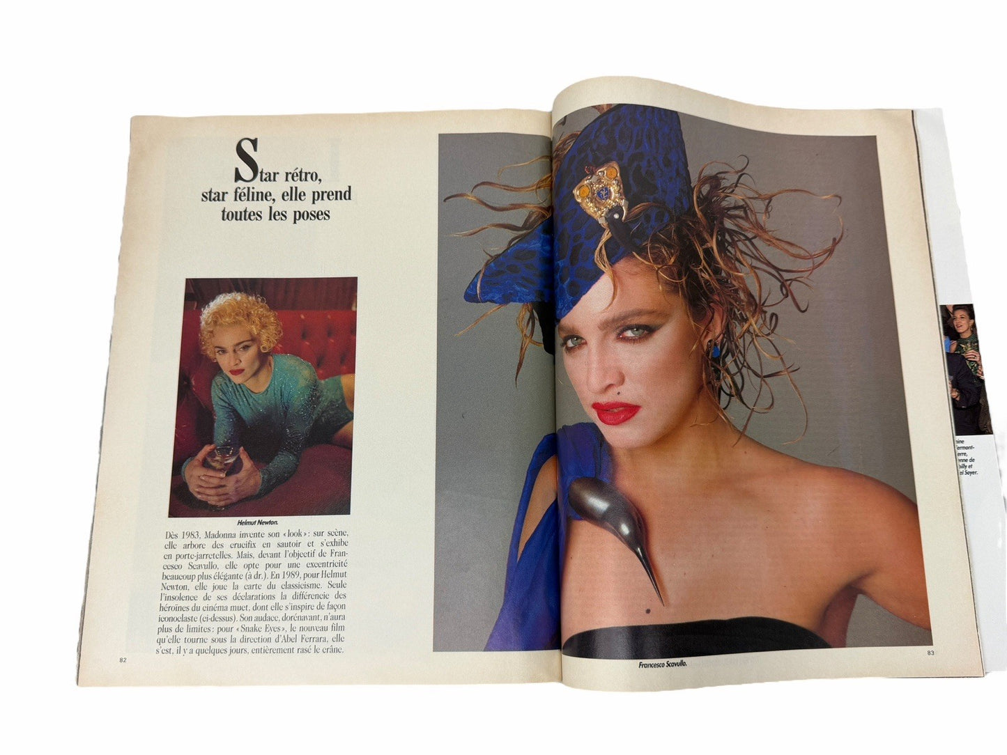 Madonna PARIS MATCH Magazine Feb 25 1993 HELMUT NEWTON Cover Photo FRANCE
