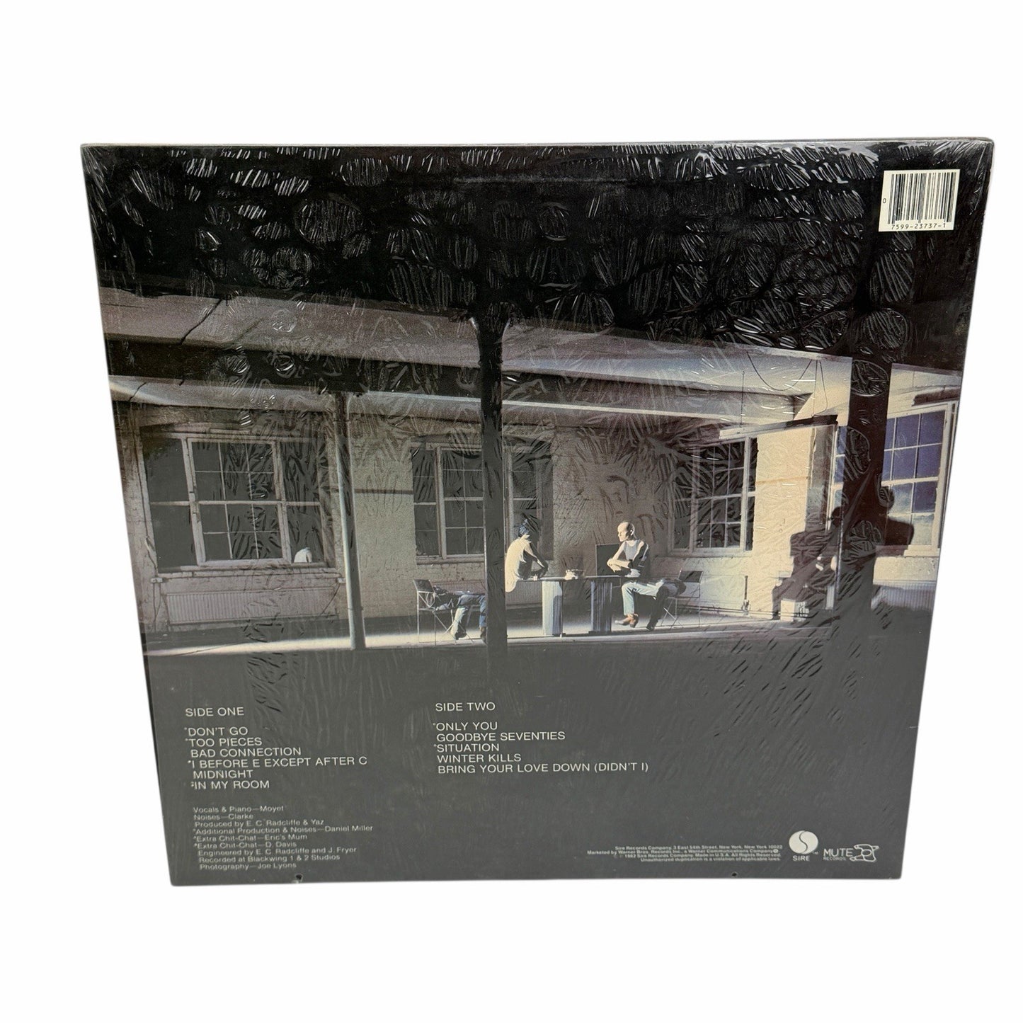 YAZ Upstairs At Eric’s LP 1982 SIRE US 12" Vinyl In Shrink w/ HYPE STICKER