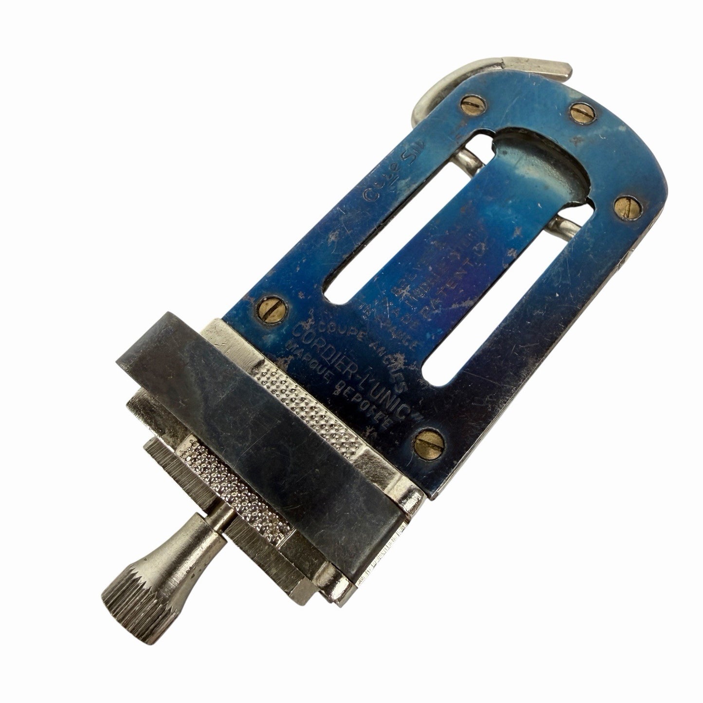 CORDIER L'UNIC  Bb SOPRANO CLARINET REED TRIMMER CLIPPER CUTTER Antique France