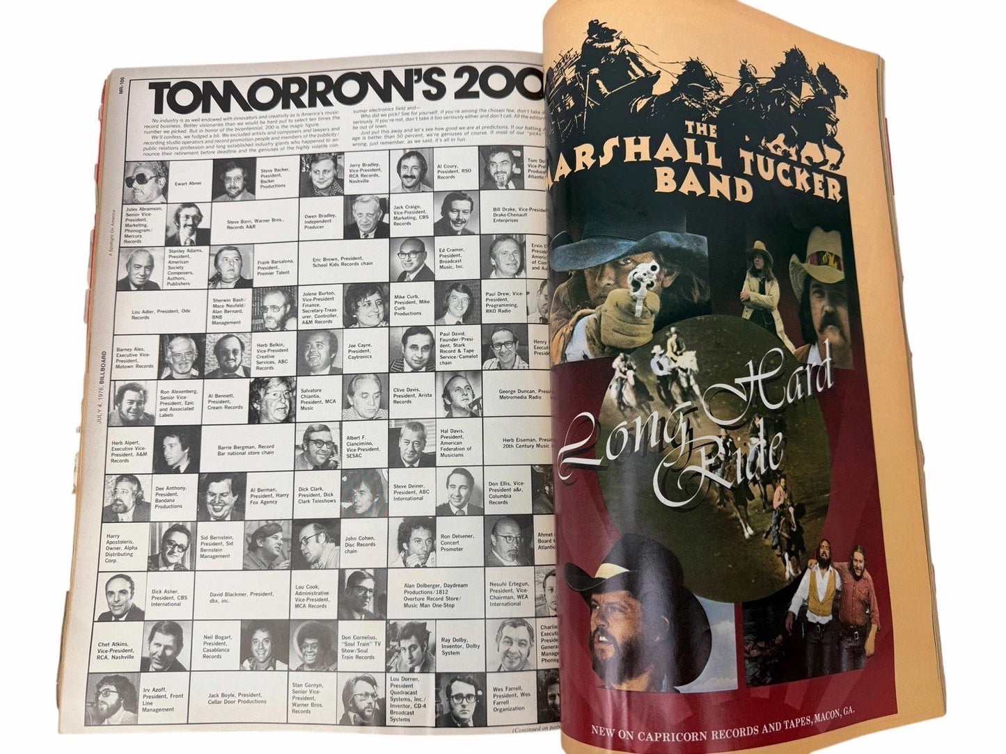 Billboard Magazine July 4, 1976 Spotlight on America BICENTENNIAL Edition KISS