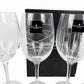 Royal Doulton Crystal Party Etched Wine Glasses 8” Set Of 4 Signed NEW IN BOX
