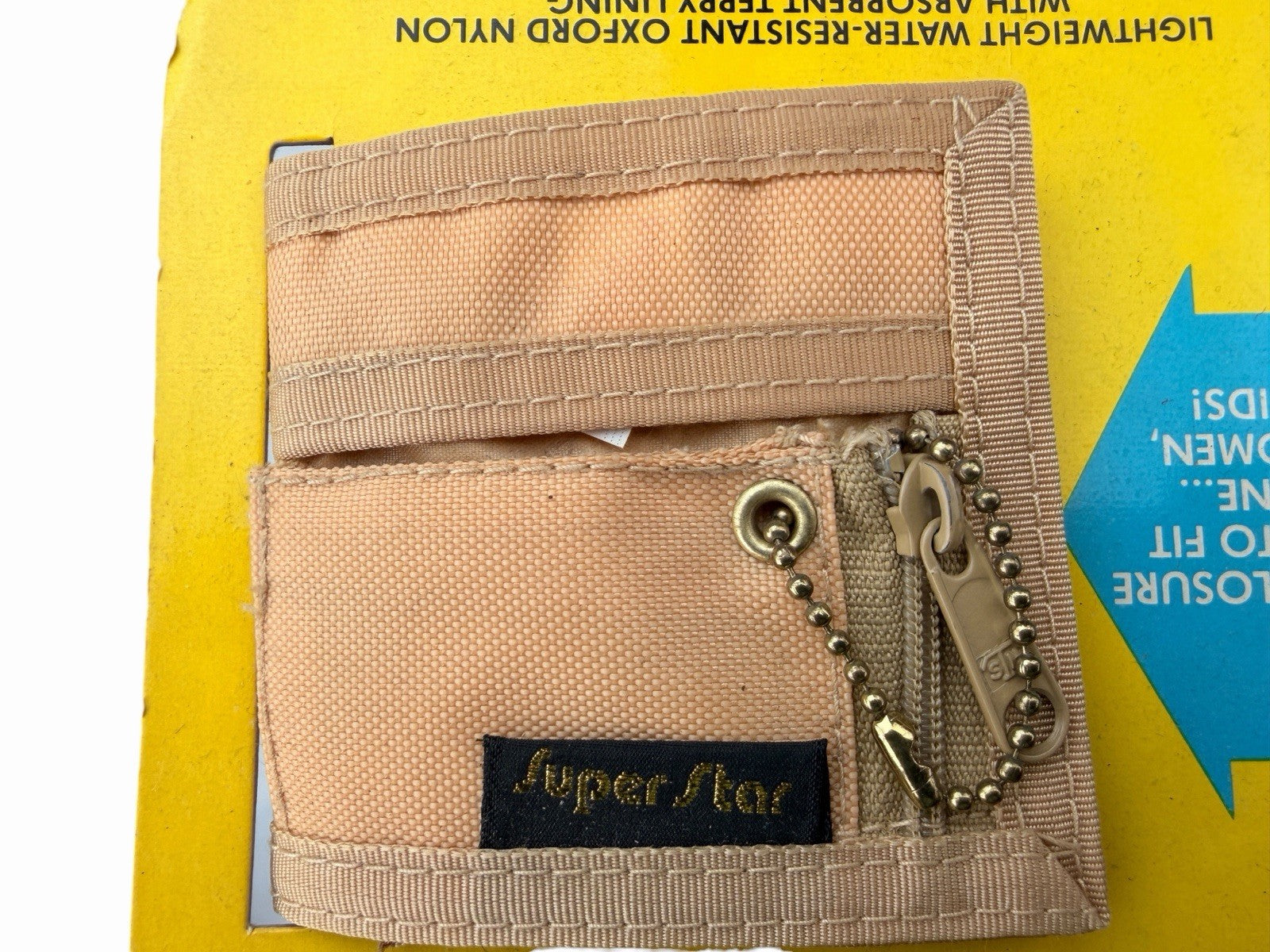 Vintage 1980’s SUPER STAR Wrist Band / Shoe Lace Wallet ROGER GIMBEL ACCESSORIES