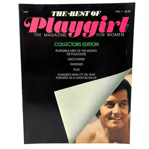 BEST OF PLAYGIRL Magazine #1 1974 PETER LUPUS Poster! LYLE WAGGONER Ho ...