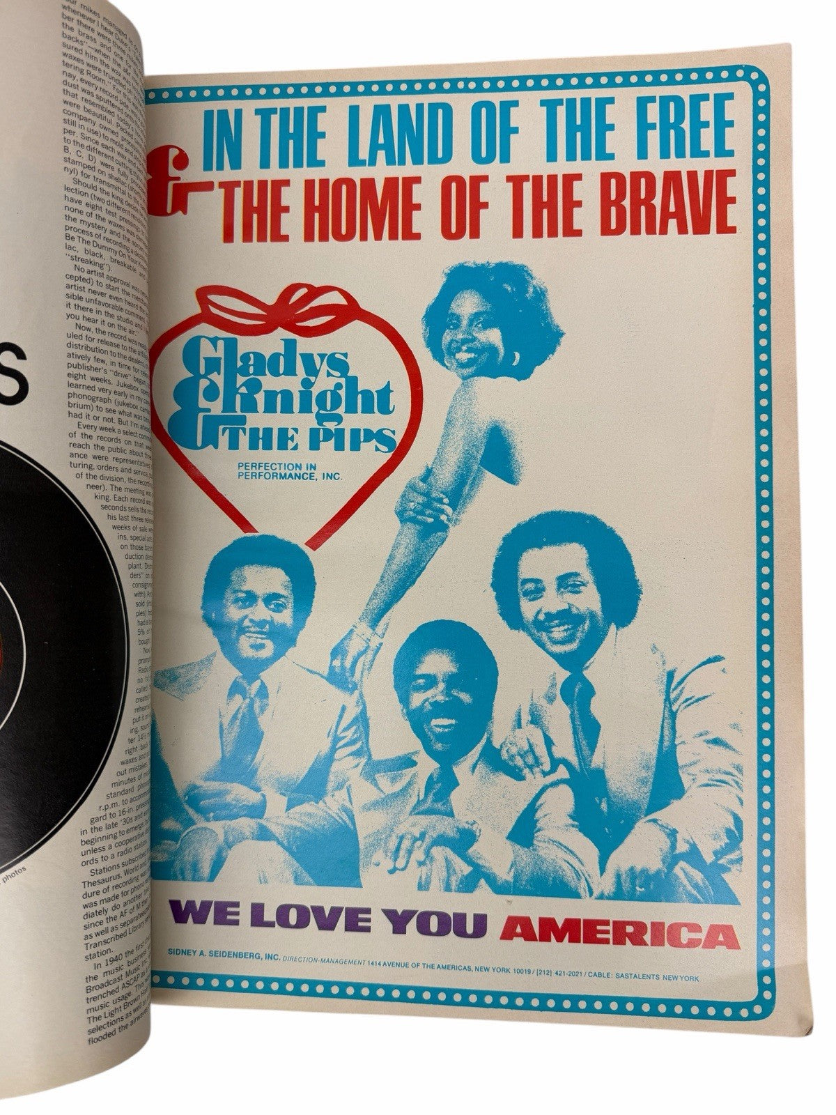 Billboard Magazine July 4, 1976 Spotlight on America BICENTENNIAL Edition KISS