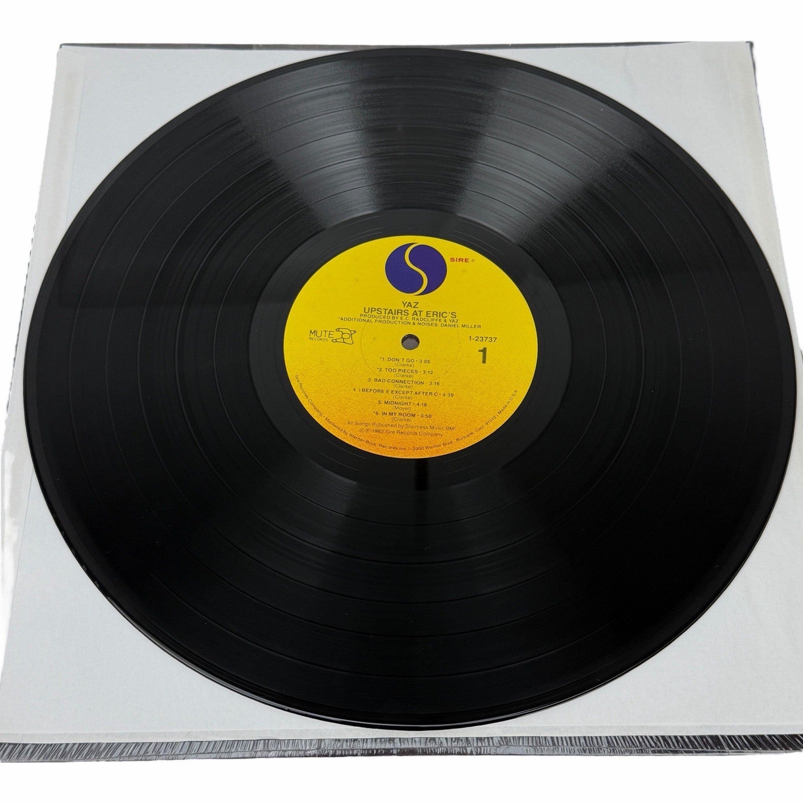 YAZ Upstairs At Eric’s LP 1982 SIRE US 12" Vinyl In Shrink w/ HYPE STICKER