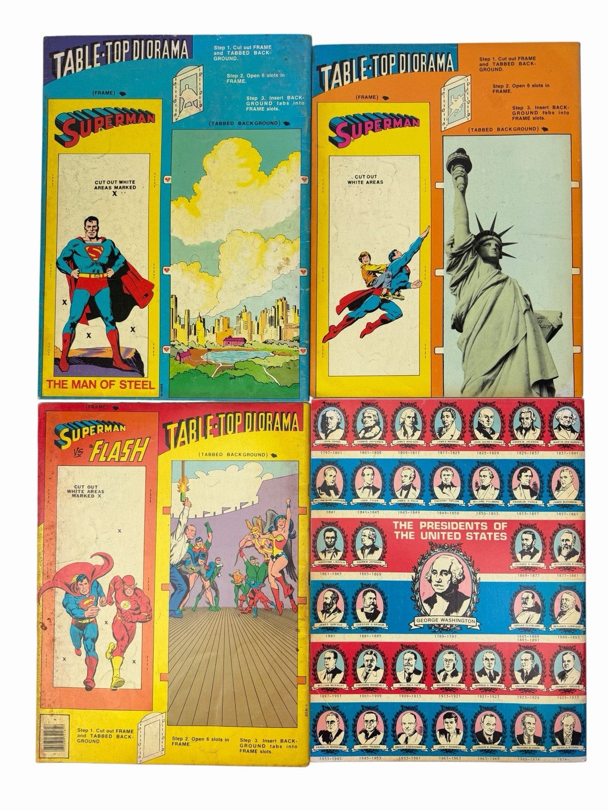 4 SUPERMAN 1970’s DC Comics Limited Collectors Edition Flash C-31 C-38 C-47 C-48
