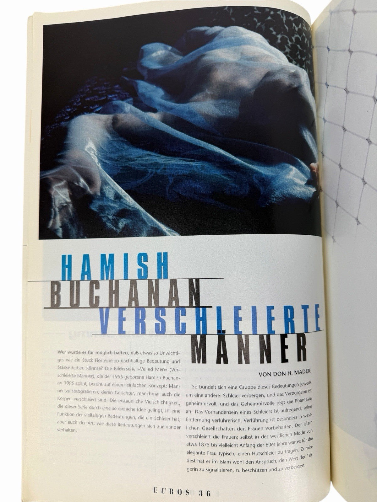 1996 EUROS Magazine #36 JOSE MESSANA Hamish Buchanan Vintage German Gay Interest