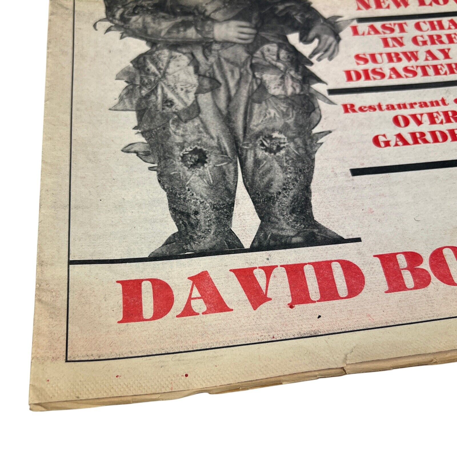 david bowie scary monsters poster Vintage 1981 DAVID BOWIE Nite Life RARE NJ NY NEWSPAPER Scary Monsters – Old Souled